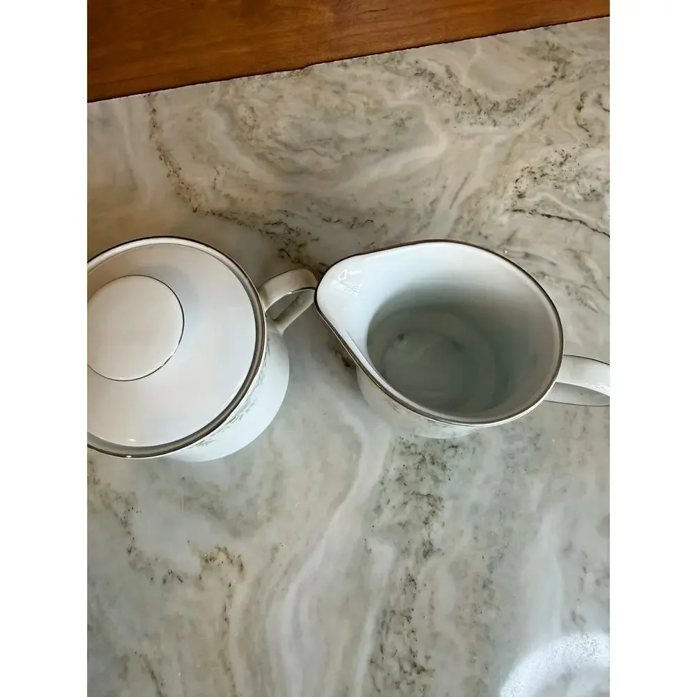 Johann Haviland Limoges Forever Spring Sugar & Creamer Set
